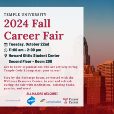 2024 Fall Career Fair Flyer